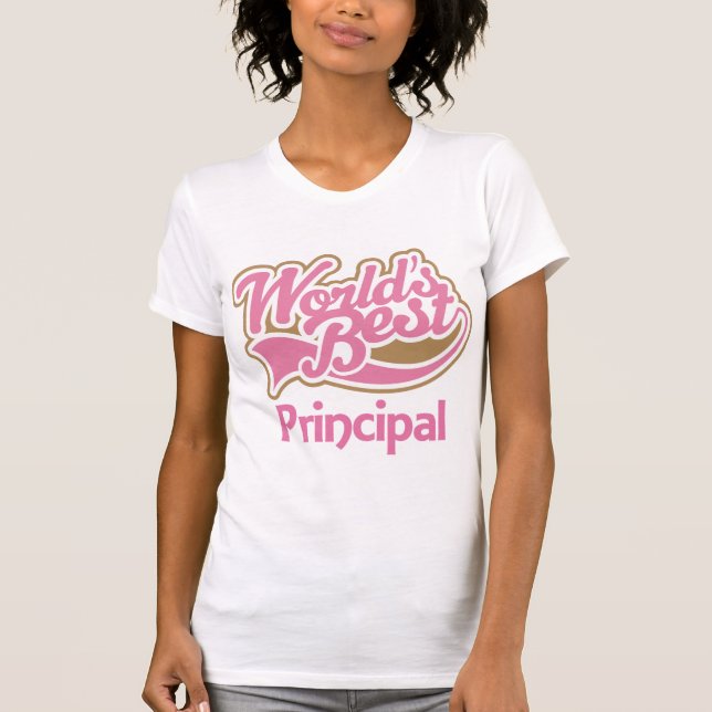 Niedliche rosa Weltgut Direktion T-Shirt (Vorderseite)
