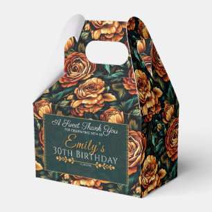 Niedliche Rose Geburtstags-Gefälligkeitsbox für Vi Geschenkschachtel