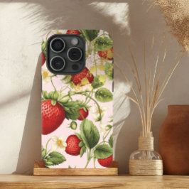 Niedliche Rot-, Pastellrosa- und Erdbeerobst Case-Mate iPhone Hülle
