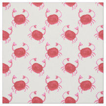 niedliche rote Krabben, original Aquarellfarbe