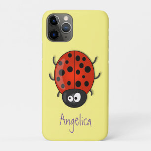 Niedliche , rote Ladybug-Cartoon-Abbildung Case-Mate iPhone Hülle
