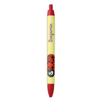 Niedliche , rote Ladybug-Cartoon-Abbildung