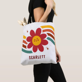 Niedliche Rote Sonnenblume Tasche