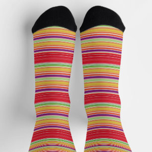 Niedliche rote Streifen Socken