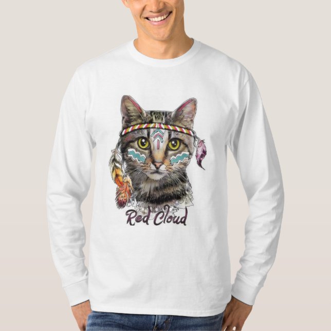 Niedliche Rotwolke T-Shirt (Vorderseite)