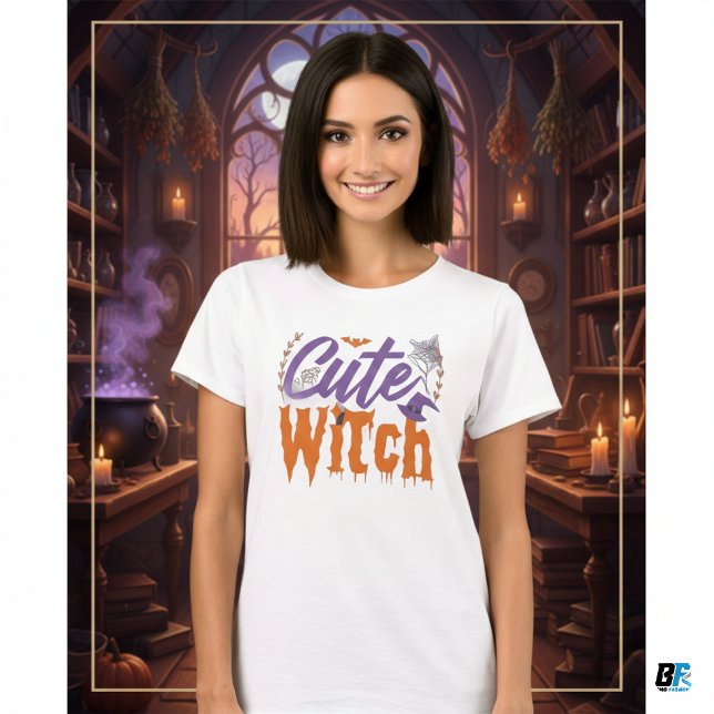Niedliche Rotzunge Schwarz und Weiße Halloween T-Shirt (Von Creator hochgeladen)