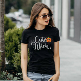 Niedliche Rotzunge Schwarz und Weiße Halloween T-Shirt