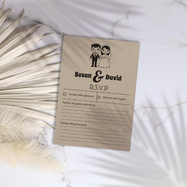 Niedliche RSVP-Karte RSVP Karte (Von Creator hochgeladen)