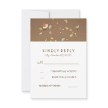 Niedliche RSVP-Karten für Hochzeiten