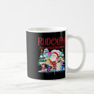 Niedliche Rudolph The Red Nosed Rentier Christmas Kaffeetasse