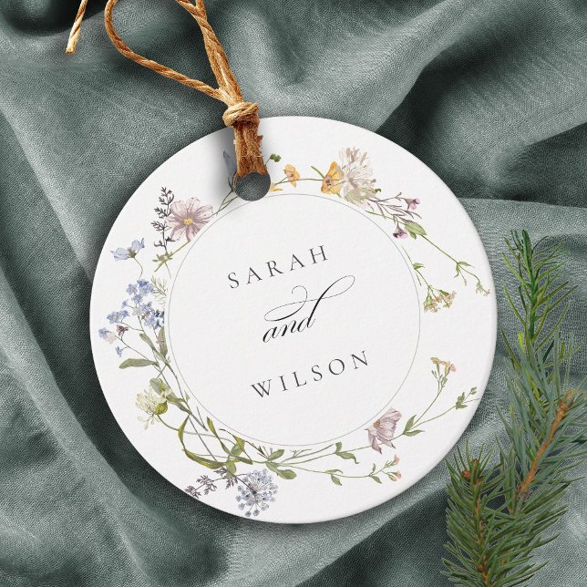 Niedliche Rustikal-Gelbe Wiesen-Blumenzwiese Geschenkanhänger (Von Creator hochgeladen)