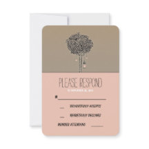 Niedliche rustikale Baum und Maurerkirsche Hochzei