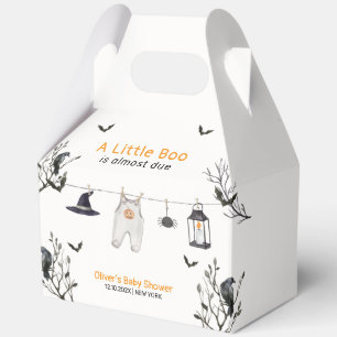 Niedliche Rustikale Kleine Boo Clothesline Babydus Geschenkschachtel
