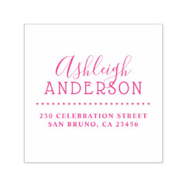 Niedliche rustikale Typografie Individuelle Name R Permastempel