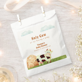 Niedliche rustikale Wasserfarbe Kinderdusche Geschenktütchen