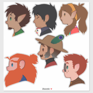 Niedliche SA! geschmiert Aufkleber