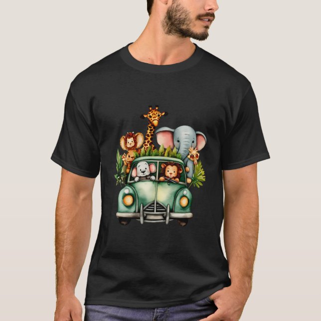 Niedliche Safari T-Shirt (Vorderseite)