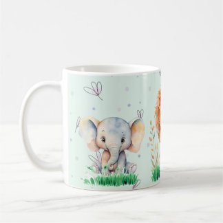Niedliche Safari Tier 11 oz Tasse für Kinder