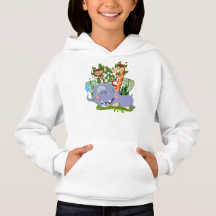 Niedliche Safari-Tiere Hoodie