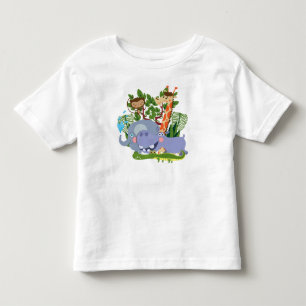 Niedliche Safari-Tiere Kleinkind T-shirt