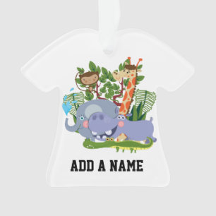 Niedliche Safari-Tiere Ornament