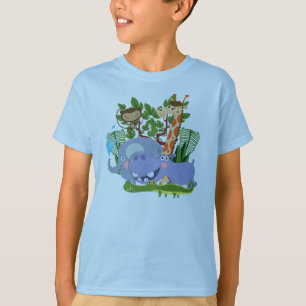 Niedliche Safari-Tiere T-Shirt