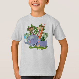 Niedliche Safari-Tiere T-Shirt