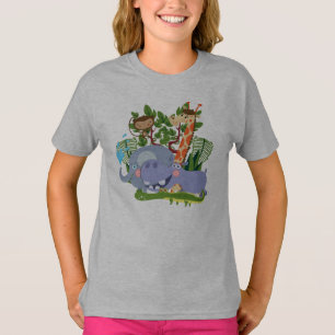 Niedliche Safari-Tiere T-Shirt