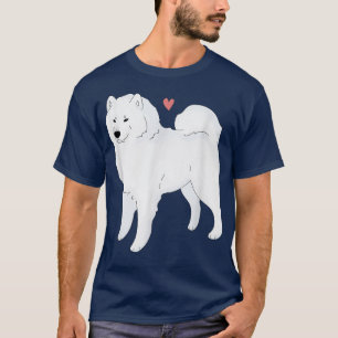 Niedliche Samoyed Sammy Hund Liebe T-Shirt