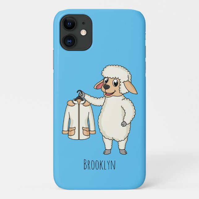 Niedliche Schafe mit Cartoon Case-Mate iPhone Hülle (Rückseite)
