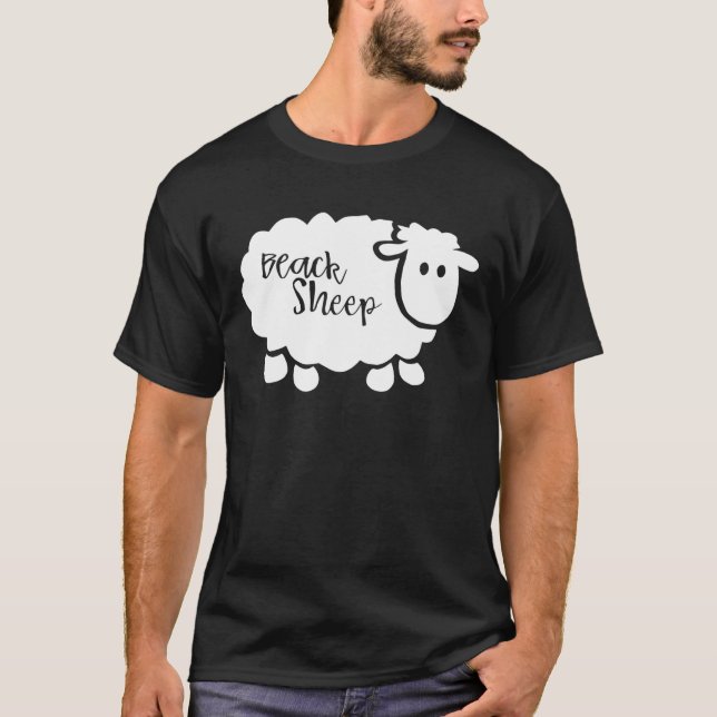 Niedliche Schafe T-Shirt (Vorderseite)