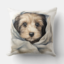 NIEDLICHE SCHAGGY TAN PUPPING UNTER BLANKET KISSEN