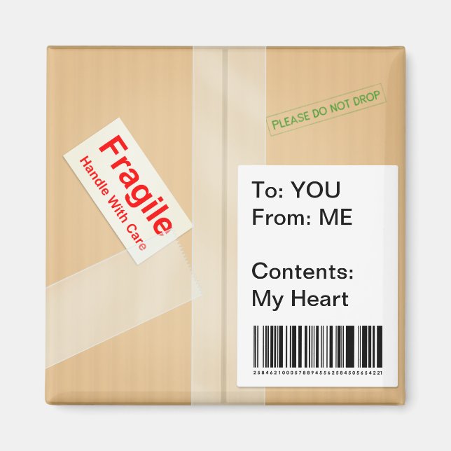 Niedliche Schaltfläche für den benutzerdefinierten Magnet (Vorne)