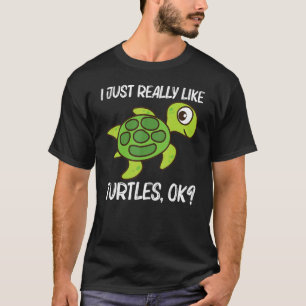 Niedliche Schildkröte für Männer Schildkrötenlebew T-Shirt