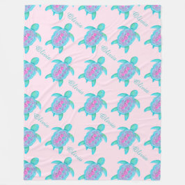 Niedliche Schildkröte Herzname gemusterte Decke