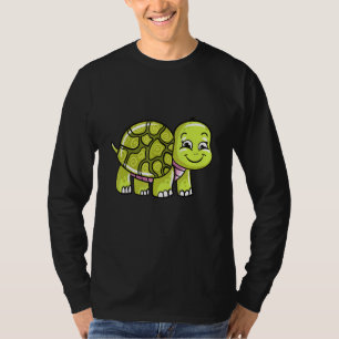 Niedliche Schildkrötenillustration Lover Gift Tort T-Shirt