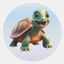 Niedliche Schildkrötenkleber