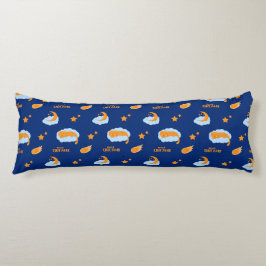 Niedliche Schlafkatze auf einer Wolke, süße Träume Seitenschläferkissen