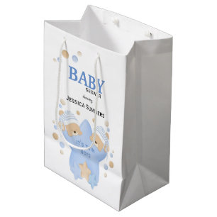 Niedliche Schlafteddy Bears Twin Baby Boys Dusche  Mittlere Geschenktüte