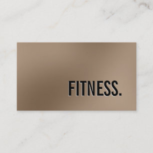 Niedliche Schlicht-Browny-Gray-Fitness-Visitenkart Visitenkarte