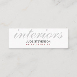 Niedliche Schlichte Designer-Visitenkarte Mini Visitenkarte