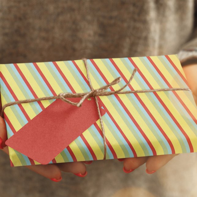 Niedliche, schlichte Streifen Seidenpapier (Whimsical colorful striped tissue paper. )