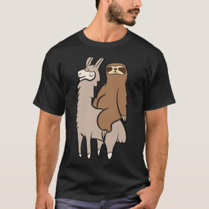 Niedliche Schlittenfahrt auf Llama Liebe Llama und T-Shirt