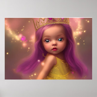 Niedliche Schmetterlingsflügel für Kleinkinder lil Poster