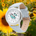 niedliche Schmetterlingsliebhaber Armbanduhr<br><div class="desc">niedliche Schmetterlingsliebhaber von Mädchen tragen den Namen Watch</div>
