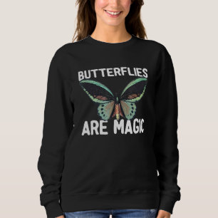 Niedliche Schmetterlingsschmetterlinge sind magisc Sweatshirt