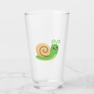 Niedliche Schnecke(6) Glas