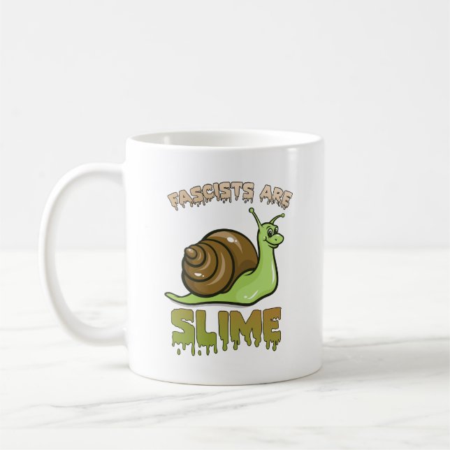 Niedliche Schnecke für den Einzelhandel - Faschist Kaffeetasse (Links)