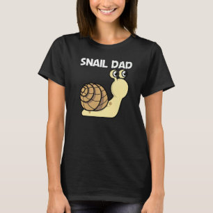 Niedliche Schnecke für den Vater Pater Land Sea Sü T-Shirt