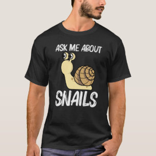 Niedliche Schnecke für Männer Süßwasserjacke T-Shirt
